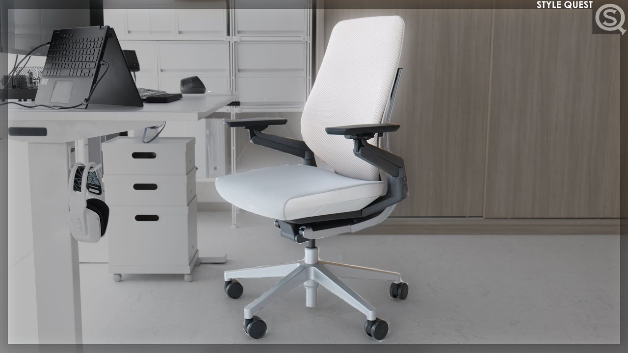体の動きにフィットするオフィスチェア Steelcase ジェスチャー - YouTube