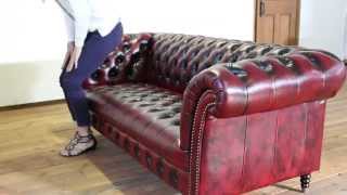 英国伝統のチェスターフィールドソファ