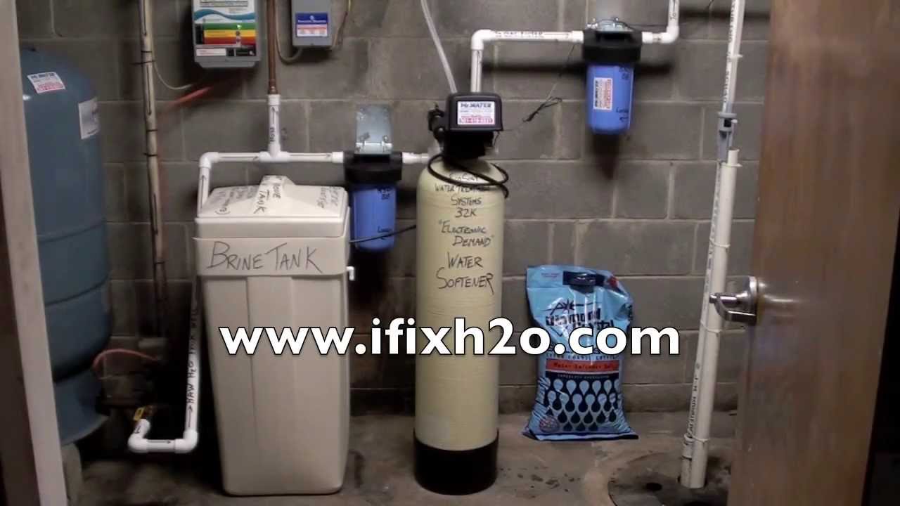 Part 3 - How a Home Water Softener Works - www.ifixh2o.com ... multiple water heater piping diagram 