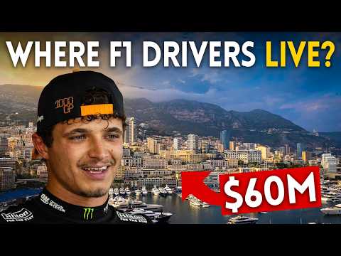 Which F1 DRIVERS live in MONACO?