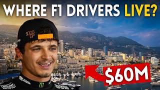 Which F1 DRIVERS live in MONACO?