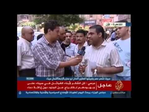 لقاءات مع المواطنين عقب إطلاق سراح الجنود بشمال سيناء
