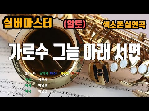 [은성 반주기] 가로수그늘아래서면 - 이문세 노래/ MR / 가사 / 반주