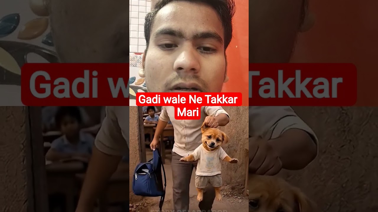 Tej speed mein a Rahi gadi Ne Takkar Mari #pets #cute #love #karantejasswi #polltime