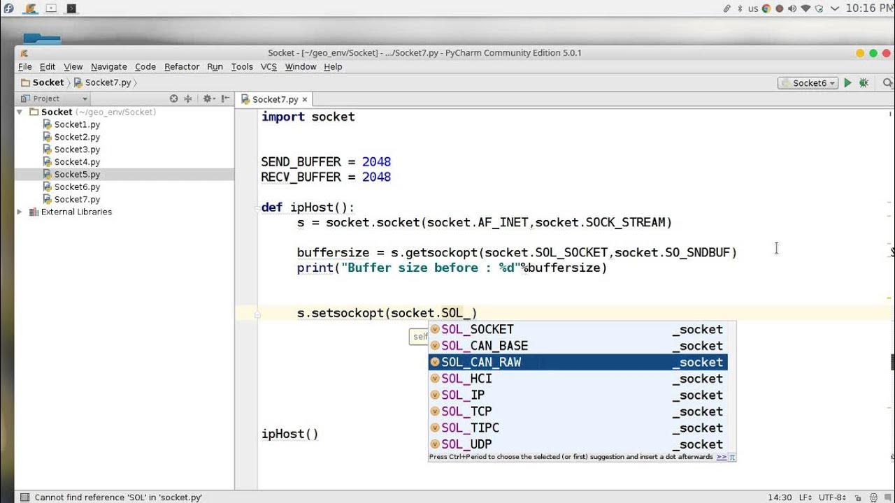 56 Python network programming Socket - YouTube