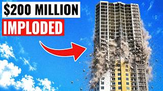 Texas' $200M Luxury Skyscraper Started Cracking & Sinking — 55,000 Tons of Concrete Imploded