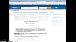 Researching Court Rules on WestlawNext