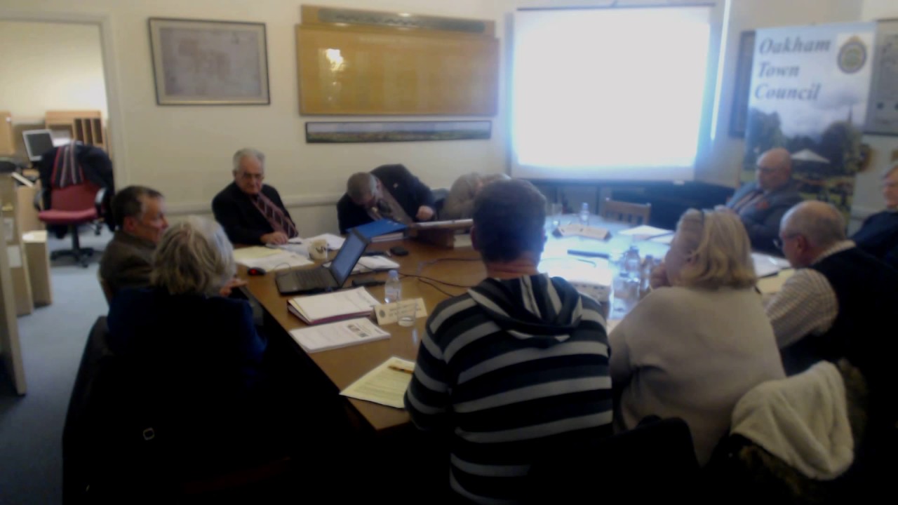 Oakham Town Council Meeting 12th January 2017 Buget 2017 2018 7