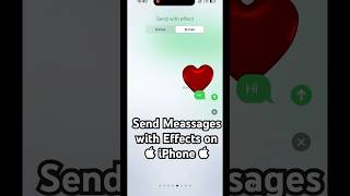 How to Send Messages with Effects/ Animations on iPhone . #Messages #iphone #tricks