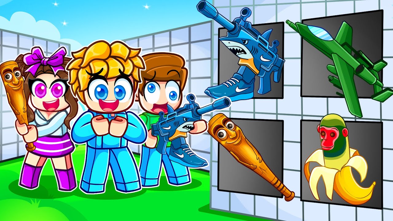 Ich teste Italienische BRAINROT Waffen in Roblox Rivals mit meinen Freunden!