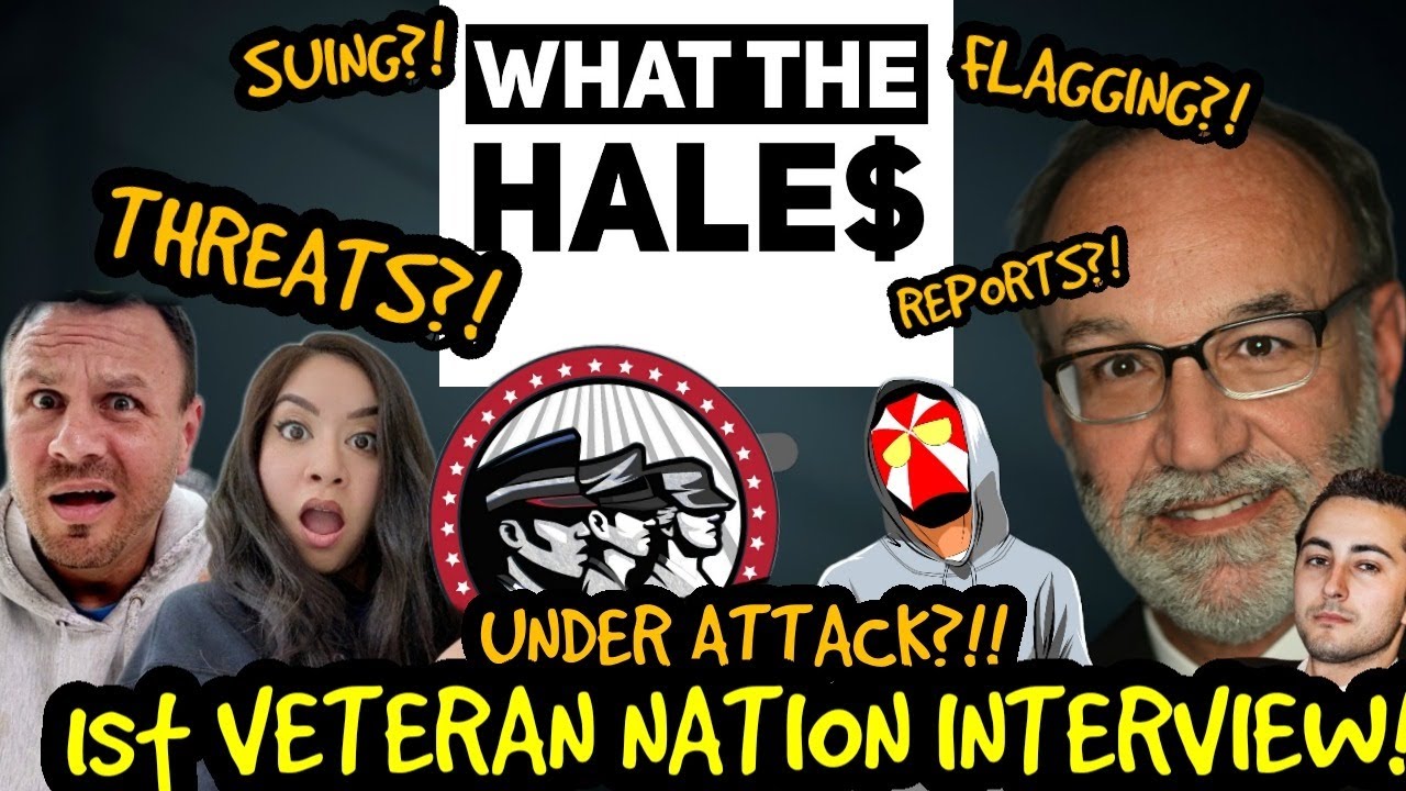 LIVE! FLAGGED and SUED over @WhatTheHales?! 1st INTERVIEW WITH VETERAN NATION! Hale$