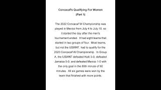 U.S. Men's Soccer and Women's Soccer in the 2024 Olympics