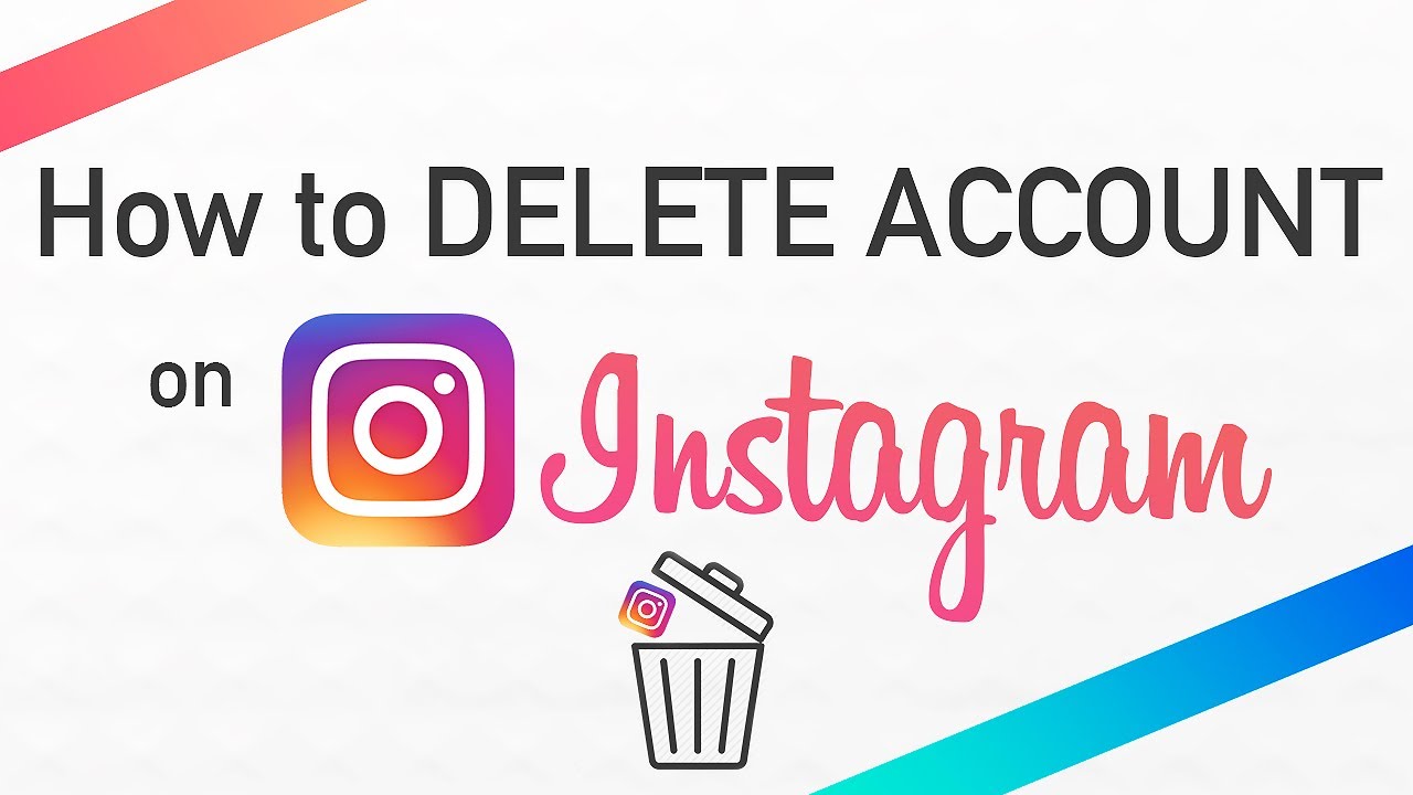 How to Delete Instagram Account on iPhone or Android - YouTube