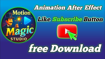 Subscribe button animation after effect| YouTube green screen effect |