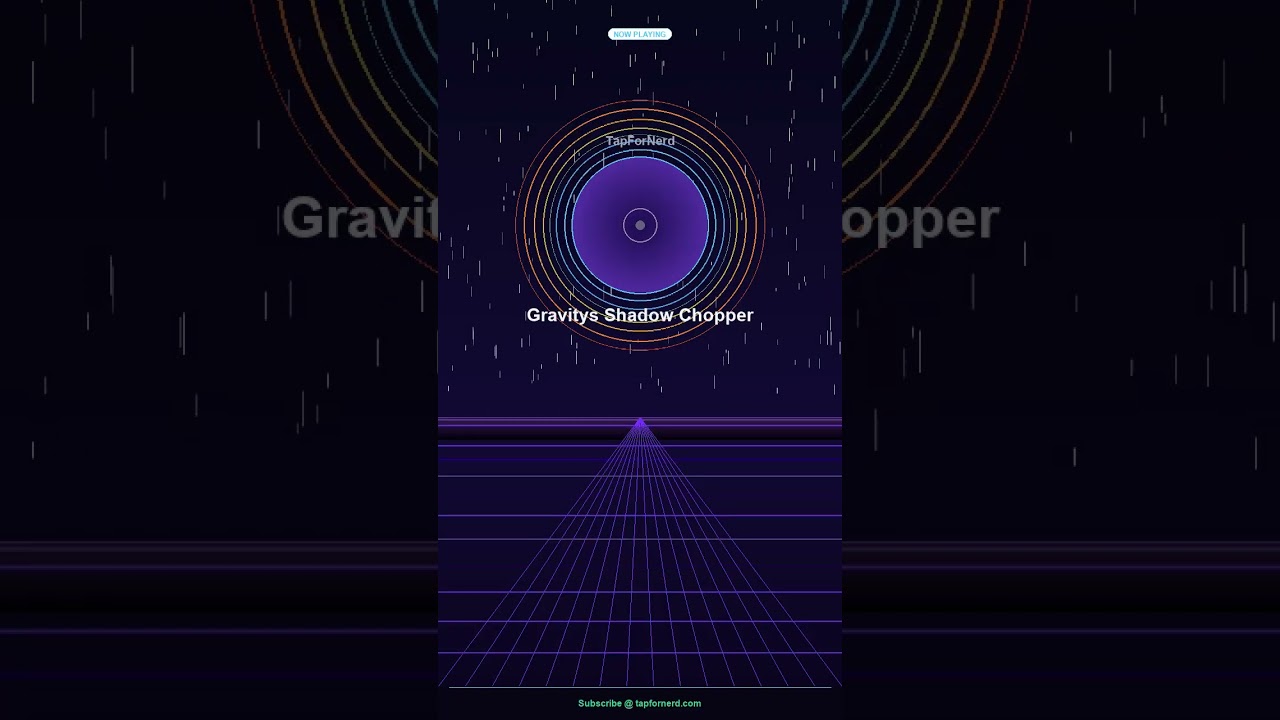 Guarda Gravitys Shadow Chopper su YouTube Guarda Gravitys Shadow Chopper su YouTube