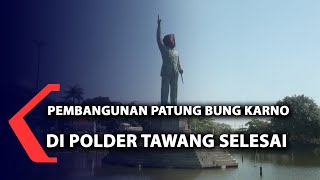 Pembangunan Patung Bung Karno di Polder Tawang Selesai