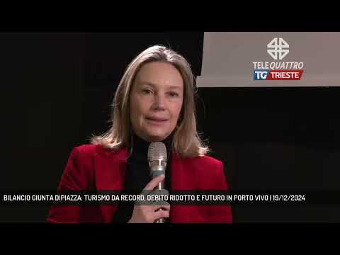 BILANCIO GIUNTA DIPIAZZA: TURISMO DA RECORD, DEBITO RIDOTTO E FUTURO IN PORTO VIVO | 19/12/2024
