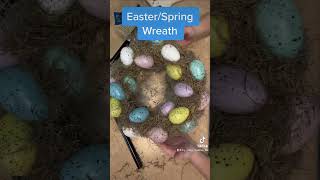 Easter/Spring Wreath #shortsfeed #shortsvideo