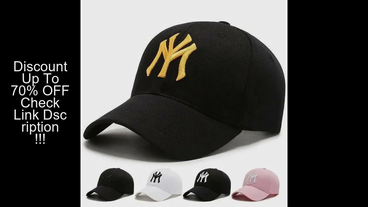 1PC Unisex Casual Baseball Caps Letter Embroidery Hip-hop Hats Spring Autumn Outdoor Adjustable Truc