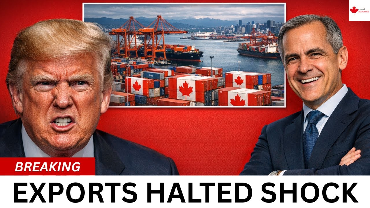 JUST IN: Canada Halts Key Exports as Trump Tariff Shock Spreads Across Supply Chains