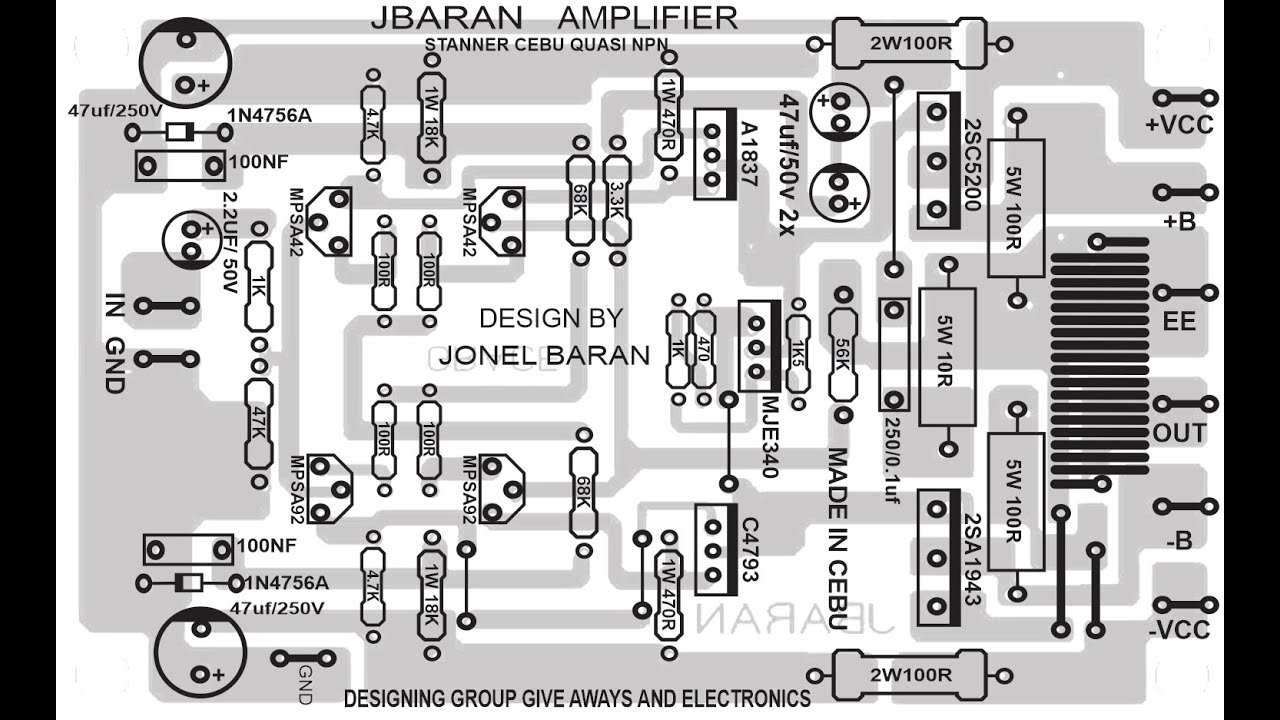 Stanner Power Amplifier Schematic Diagram Amplifierci vrogue.co