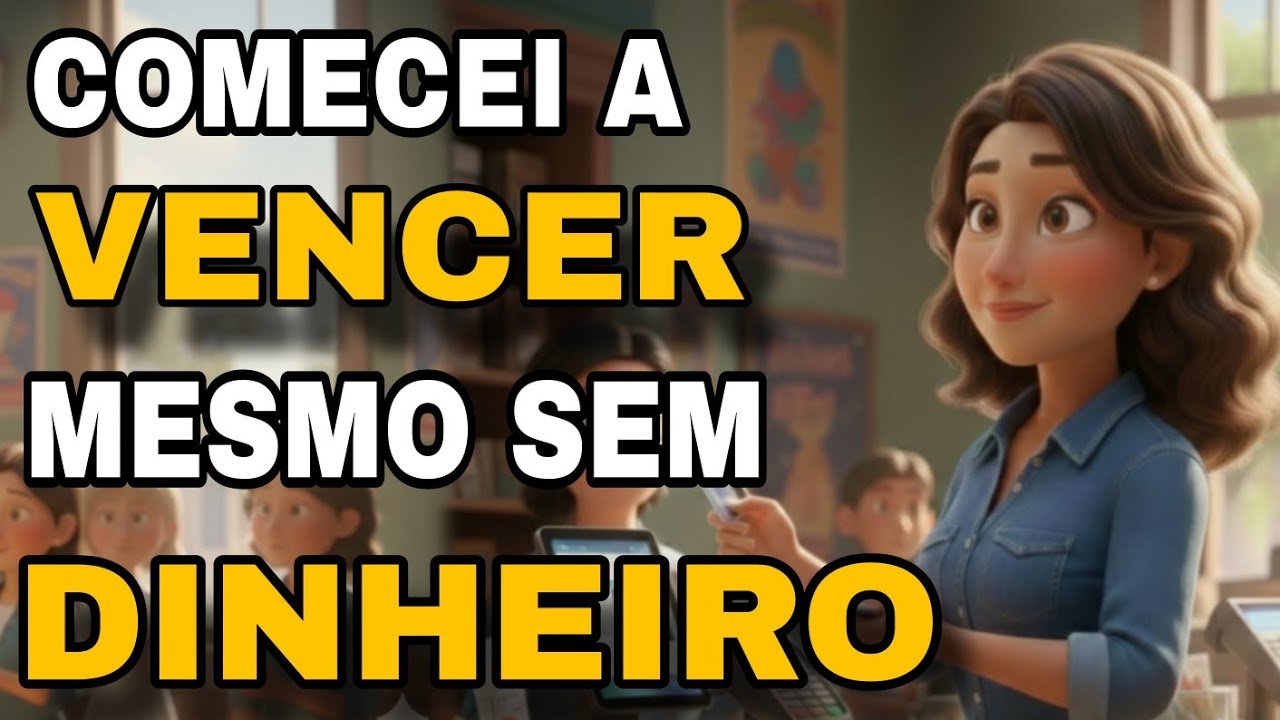 COMECEI A VENCER NA VIDA, MESMO SEM DINHEIRO E APOIO 