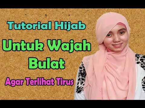 Tutorial Hijab Pashmina Untuk Wajah Bulat  YouTube