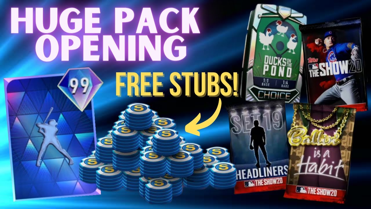 HOW TO MAKE A MINIMUM OF 50,000 FREE STUBS! 6th Inning Program Pack Opening! MLB The Show 20 DD