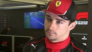 Full CHARLES LECLERC HAPPY Post Qualifying Interview Azerbaijan GP Update