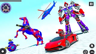 Car Robot Transform Game - Horse Robot Games screenshot 4