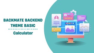 Backmate Backend Theme Basics - Calculator Odoo