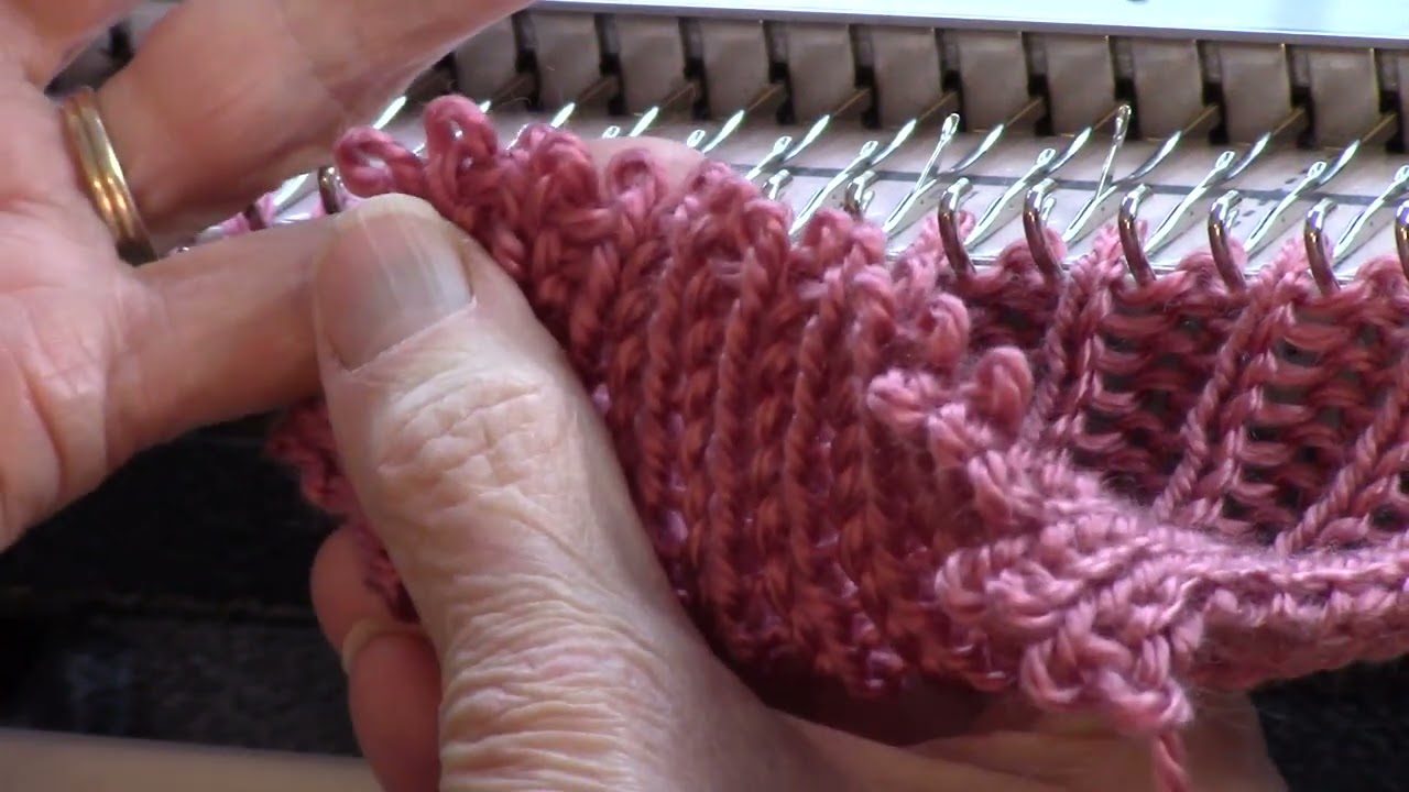 EZ Doubled Ribbing on a Ribber Without Waste Yarn by Diana Sullivan