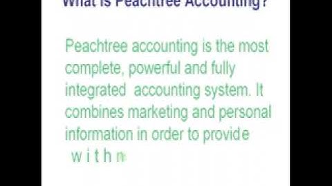 ፒችትሪ አካውንቲንግ ይማሩ ምዕ. 1.1 (learn  peachtree accounting part 1.1 )
