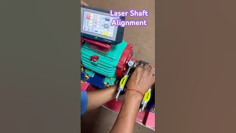 Laser Shaft Alignment Practical #alignment #mechanicalengineeringskills