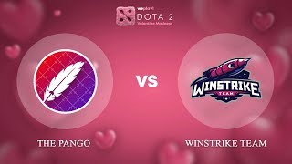 The Pango Vs Winstrike Team  Eng map1  Dota 2 Valentine Madness  Weplay