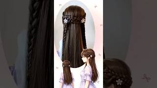 try this trendy hairbrads😳🎀#hairtutorial #hairbraid #hairstyle #styleguide #summerhairstyle #fyp #yt