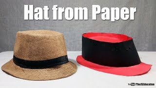 How To Make Hat from Paper | Paper Life Hack - YouTube