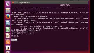 Postgresql tutorial 002: Explain
