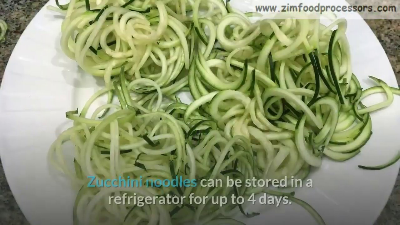 How To Make Zucchini Noodles - Zucchini Zone