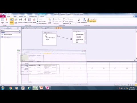 MS Access and SQL RDBMS Part 2   Writing Simple Queries in Access