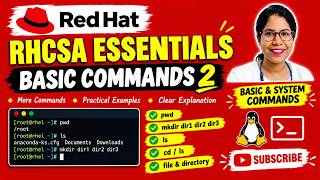 BASIC LINUX COMMANDS -PART 2 | RHCSA ESSENTIALS | PRACTICAL LINUX COMMANDS [DAY-3]