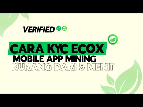 Cara verifikasi (KYC) akun ECOX kurang dari 5 menit