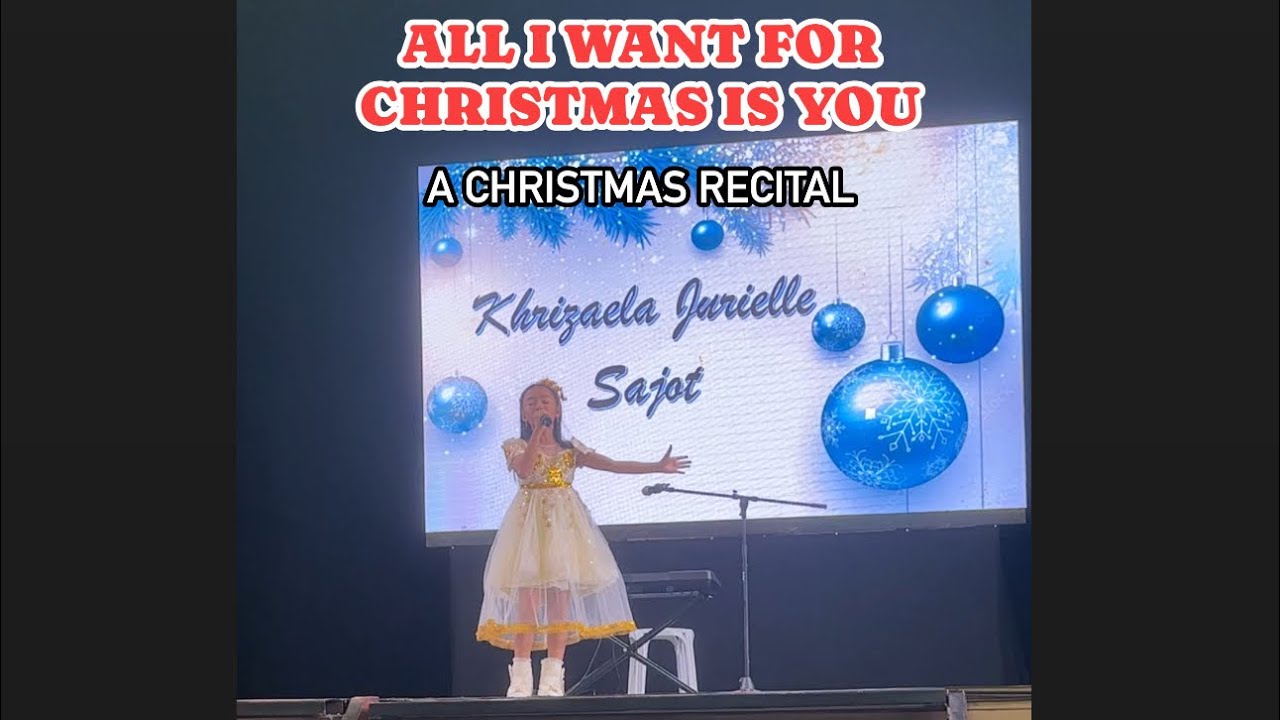 Baby Zhae | “ALL I WANT FOR CHRISTMAS IS YOU”, A Christmas Recital🎄🌟☺️💗✨