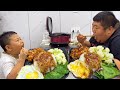 7根大鸡腿剔骨，胖哥给儿子做“照烧鸡腿饭”，肉嫩多汁，一锅米饭不够！【胖猴仔】