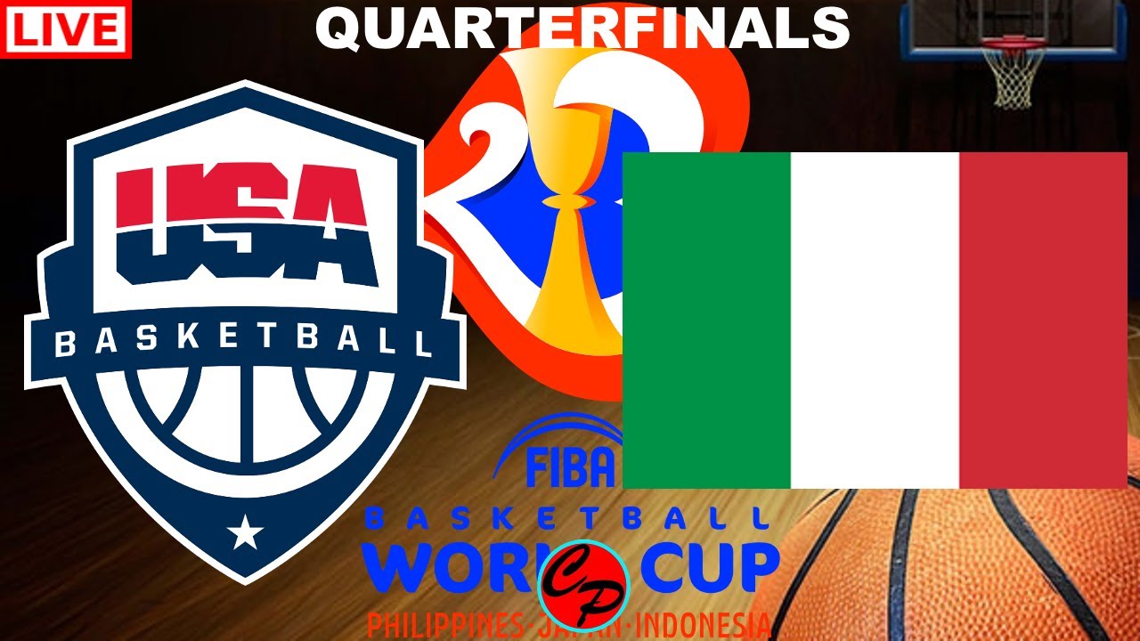 USA vs ITALY FIBA BASKETBALL WORLD CUP QUARTERFINALS LIVE GAME CAST