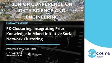 PK-Clustering: Integrating Prior Knowledge in Mixed-Initiative Social Network Clustering - Pister