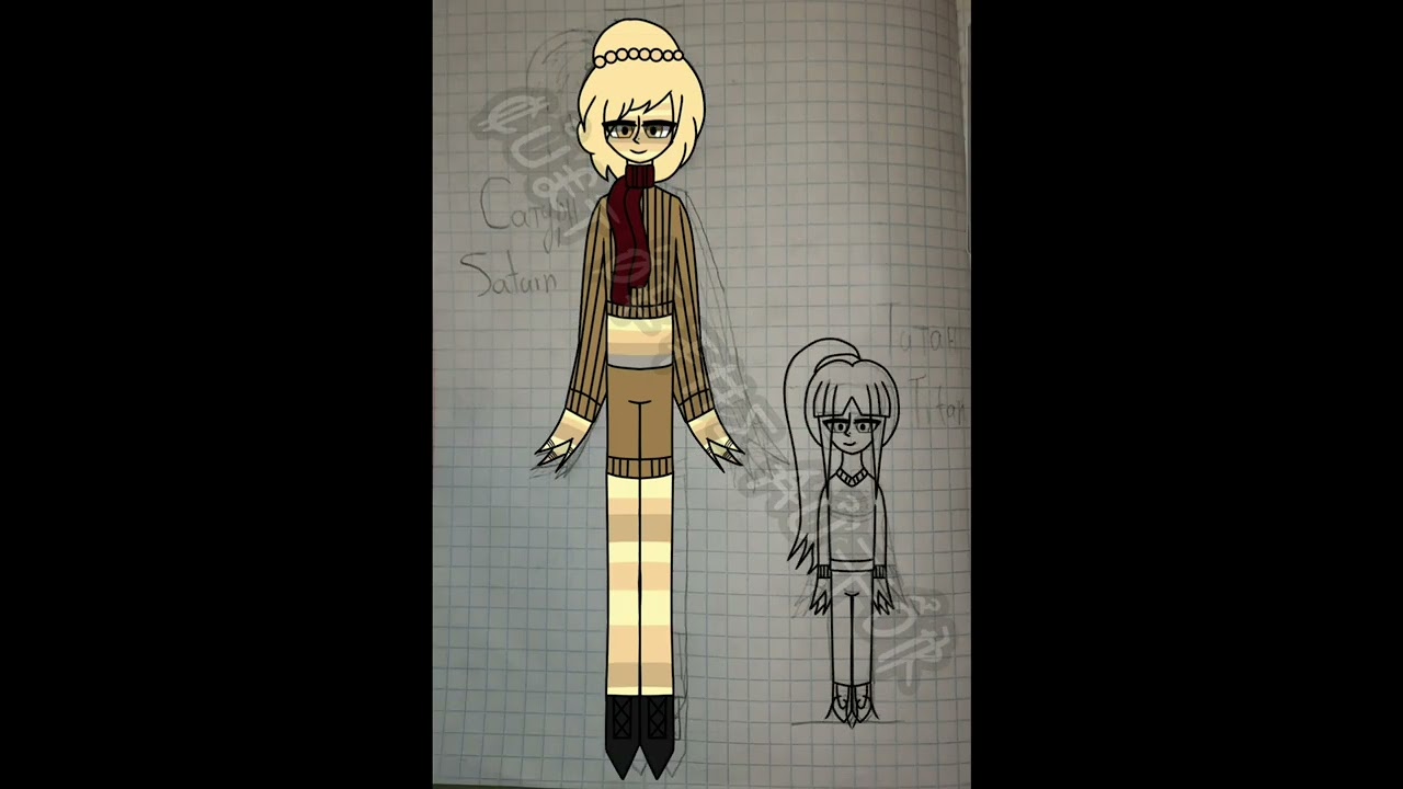 ~SpeedPaint~ {IbisPaintX} Сатурн и Титан/Saturn and Titan (My OC/Мои ОС)