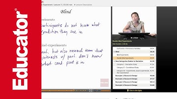 Statistics: Double Blind Research Design