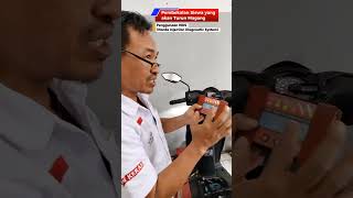 Pengecekan Baterai dan suhu mesin Honda Beat
