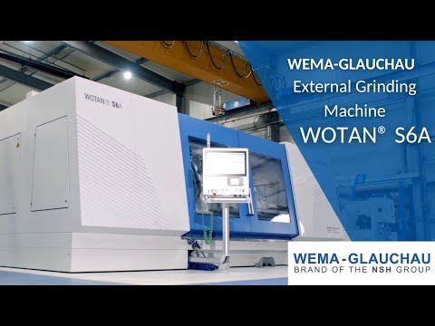 And Action WEMA GLAUCHAU External Grinding Machine WOTAN S6A